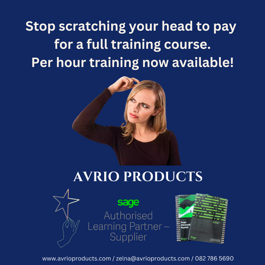 Avrio Products Announces the Launch of a Refresher Course for Sage Pastel Partner as well as other per hour training courses