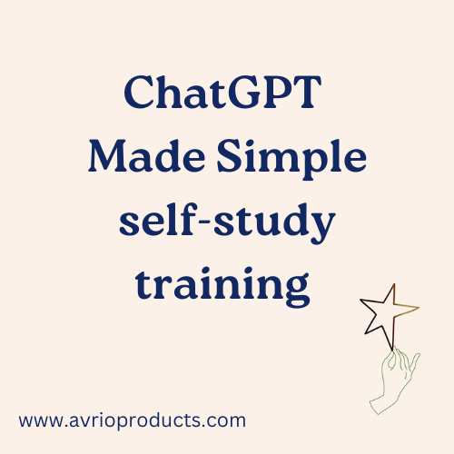 ChatGPT self-study training