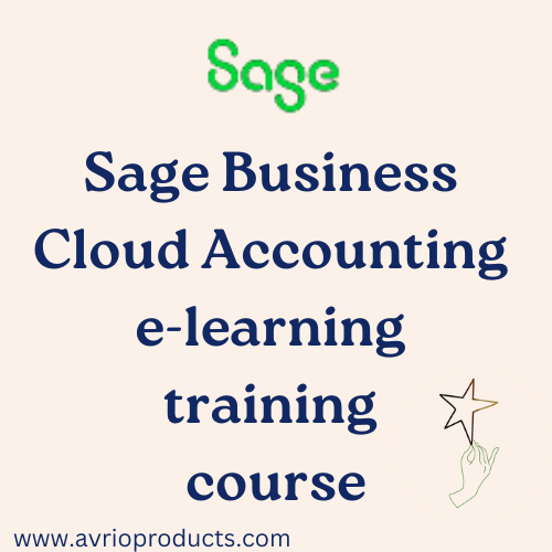 Sage Business Cloud Accounting E-learning – Avrio Products