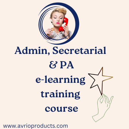 Basic Secretarial Course Admin, Secretarial & PA Course – Avrio Products