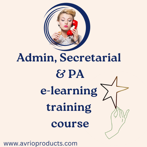 Admin, Secretarial & PA training course