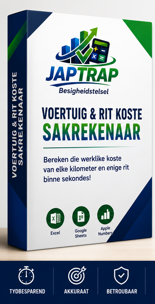 JAPTRAP Voertuig en ritkoste sakrekenaar