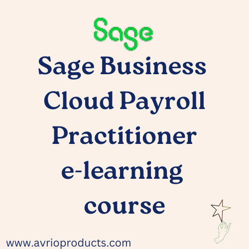 Sage Business Cloud Payroll Practitioner E-learning – Avrio Products